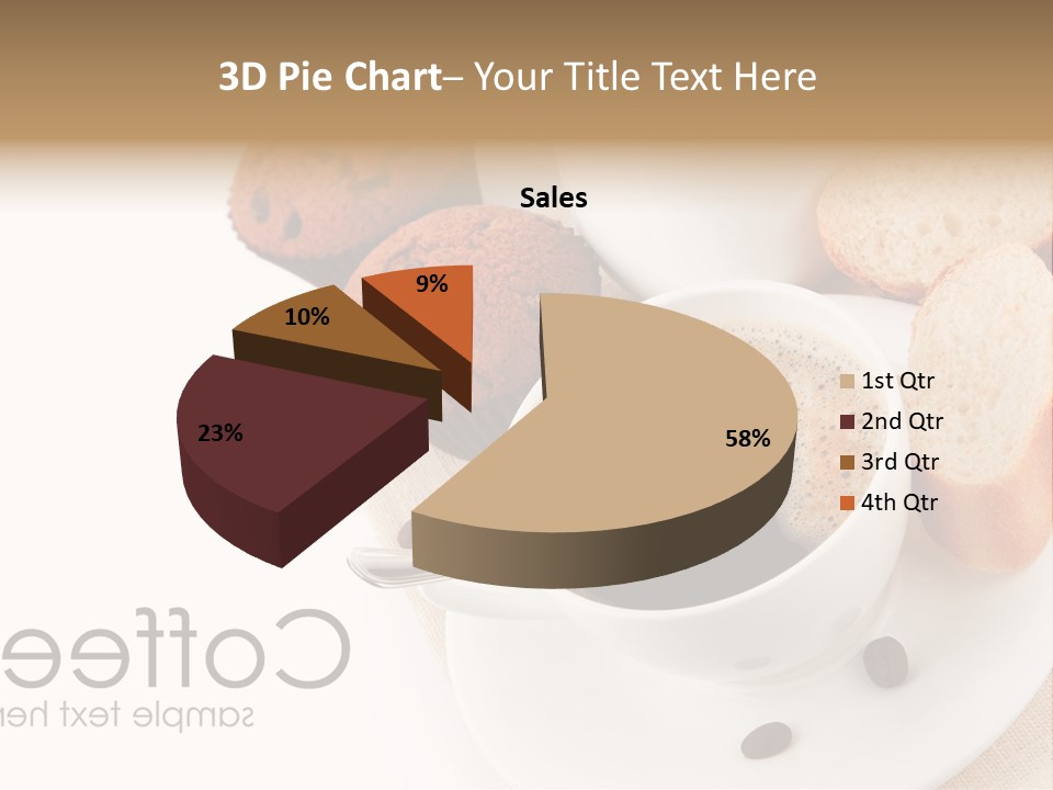 Composition Brown Spoon PowerPoint Template