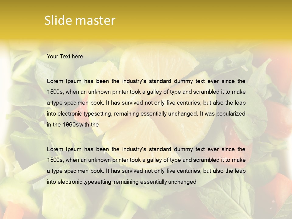 Background Mediterranean Mint PowerPoint Template