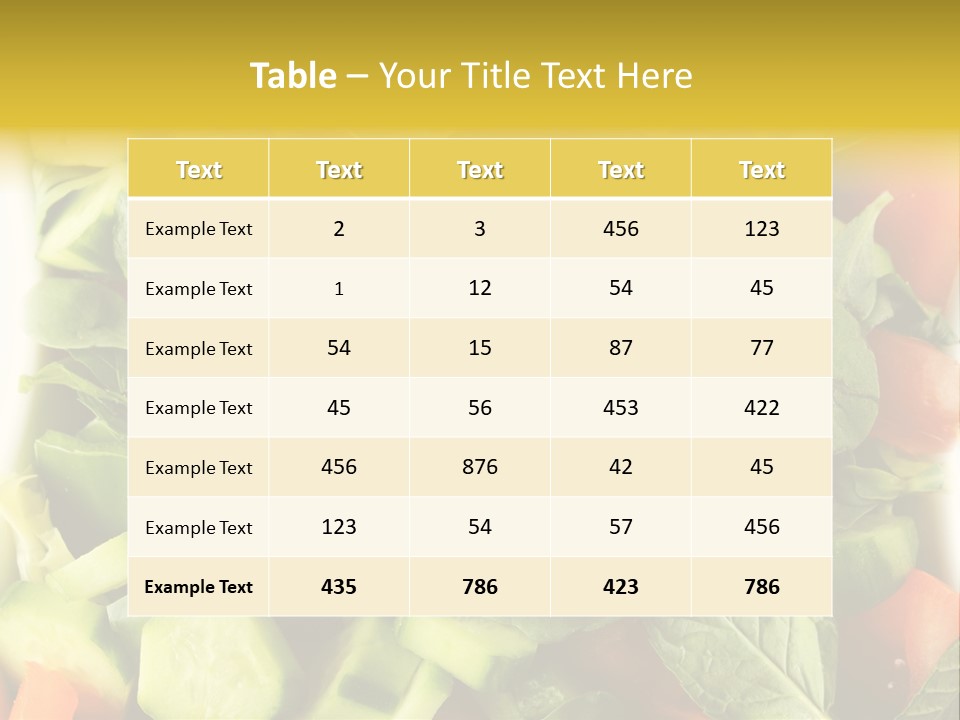 Background Mediterranean Mint PowerPoint Template