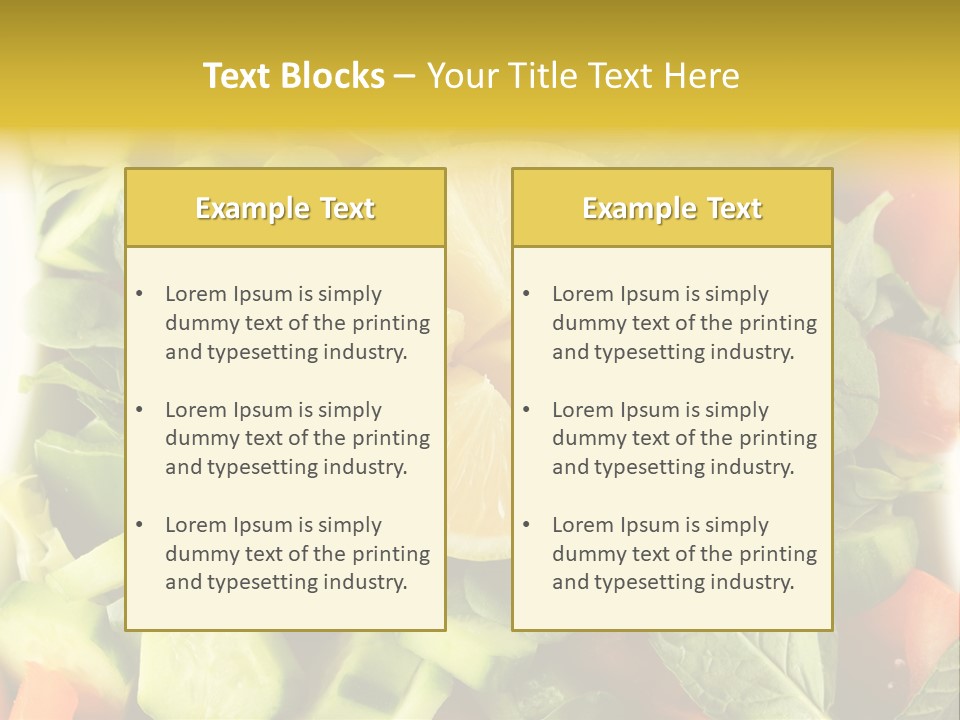 Background Mediterranean Mint PowerPoint Template