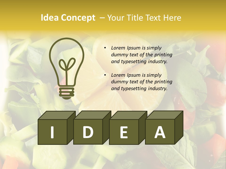 Background Mediterranean Mint PowerPoint Template