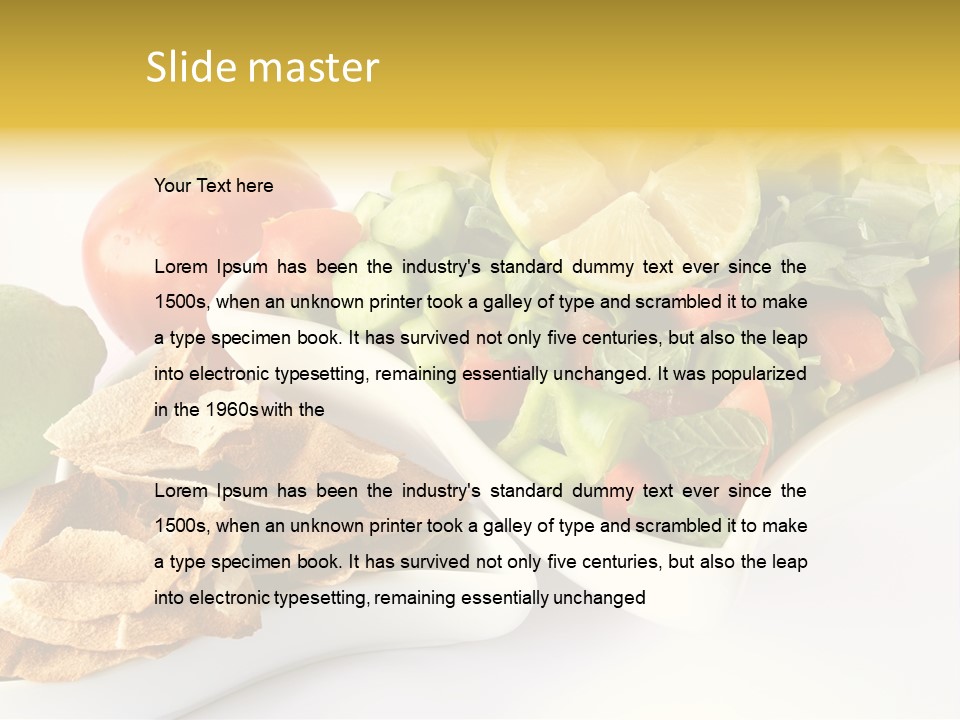 Cucumber Diet Fattouche PowerPoint Template