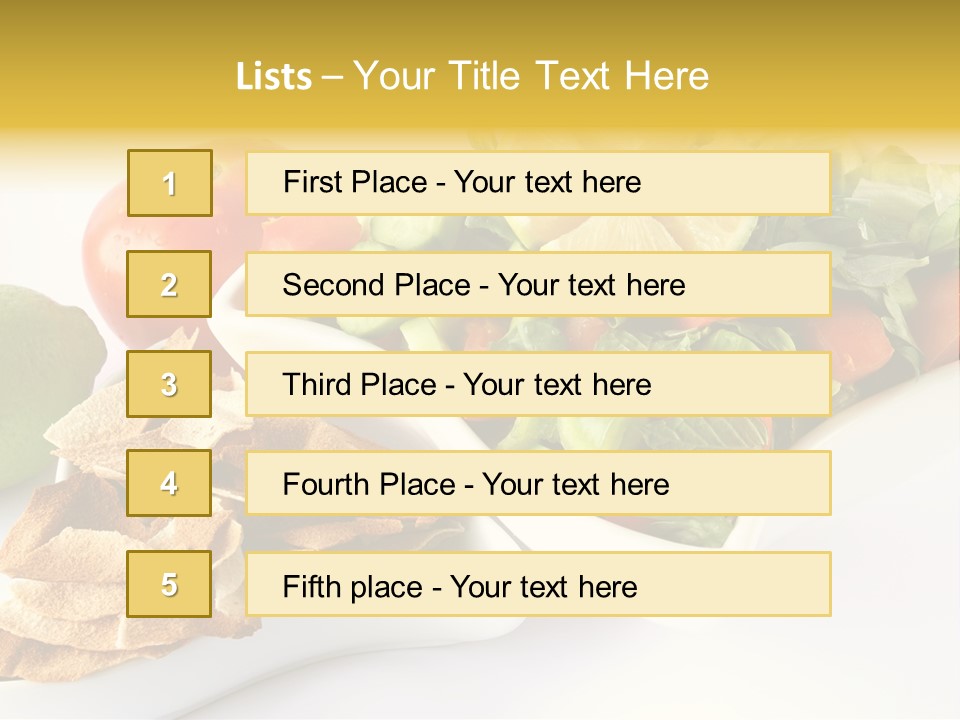 Cucumber Diet Fattouche PowerPoint Template