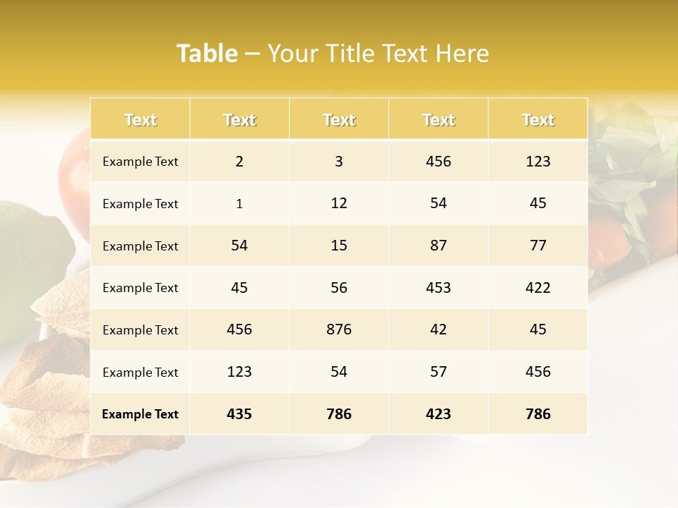 Cucumber Diet Fattouche PowerPoint Template