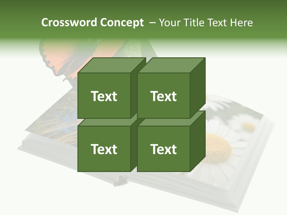 Education Symbol Studying PowerPoint Template