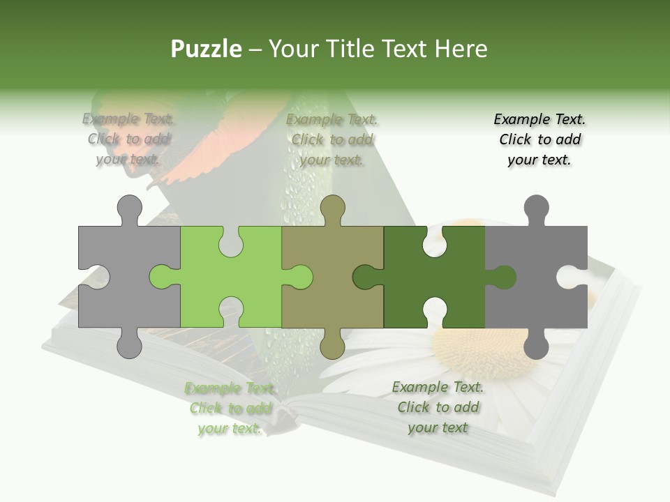 Education Symbol Studying PowerPoint Template