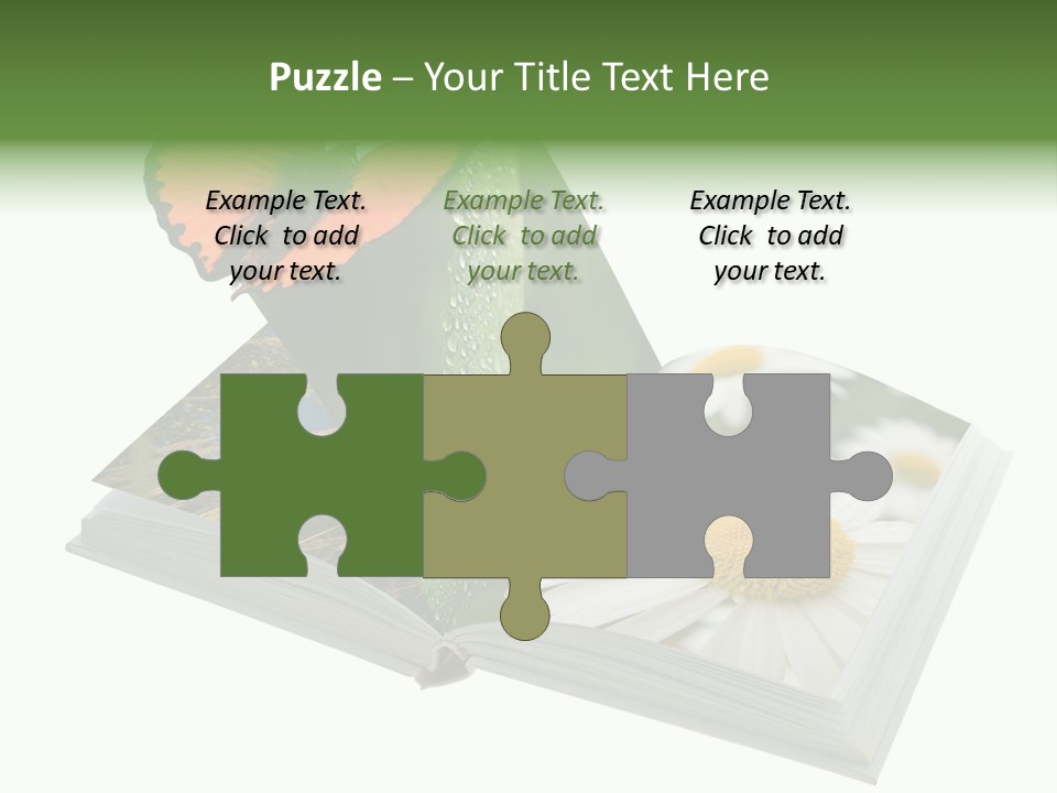 Education Symbol Studying PowerPoint Template