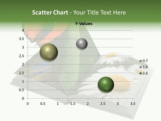 Education Symbol Studying PowerPoint Template