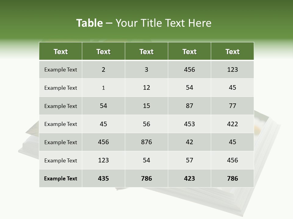 Education Symbol Studying PowerPoint Template