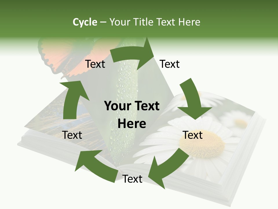 Education Symbol Studying PowerPoint Template