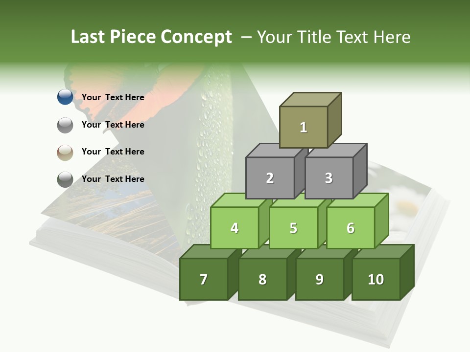 Education Symbol Studying PowerPoint Template