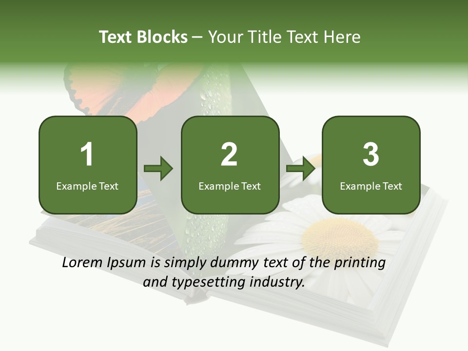 Education Symbol Studying PowerPoint Template