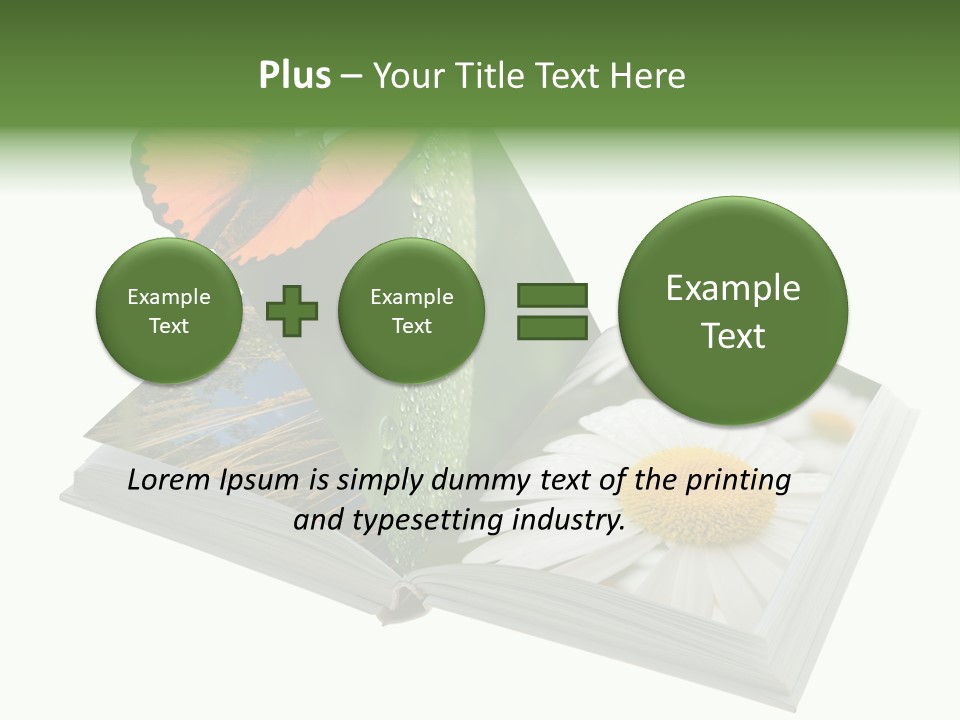 Education Symbol Studying PowerPoint Template