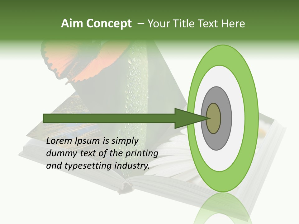 Education Symbol Studying PowerPoint Template