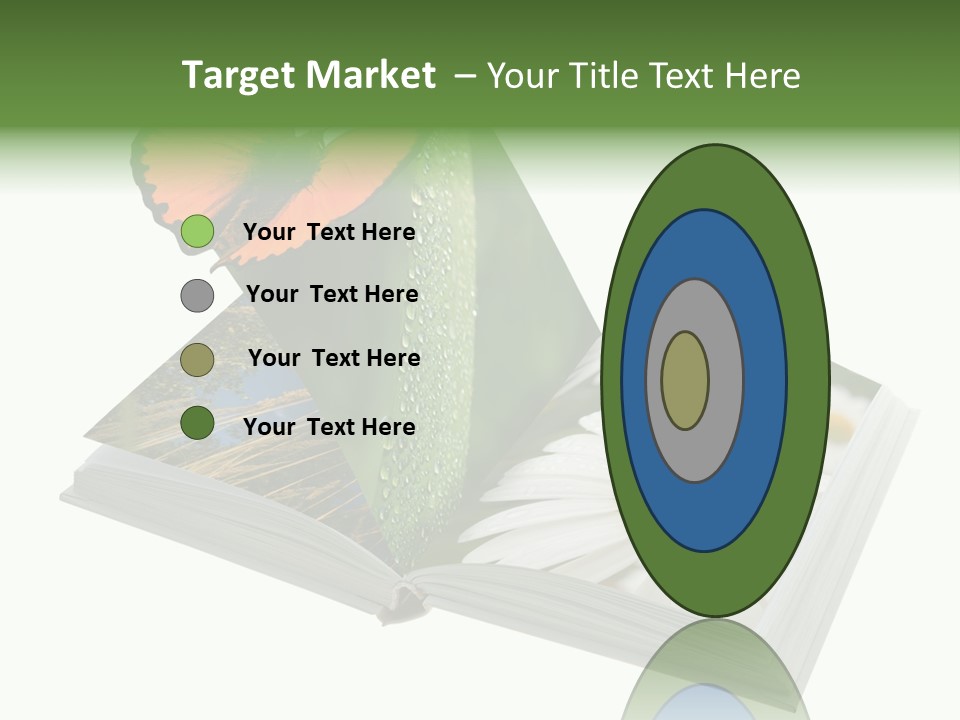 Education Symbol Studying PowerPoint Template