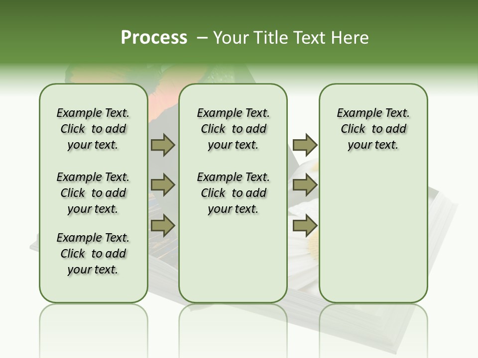 Education Symbol Studying PowerPoint Template