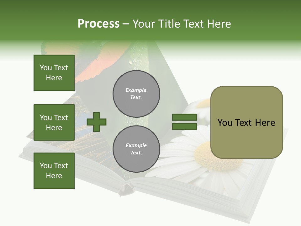 Education Symbol Studying PowerPoint Template