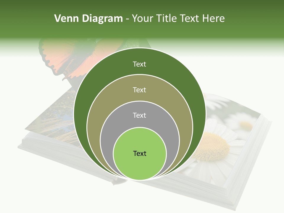 Education Symbol Studying PowerPoint Template