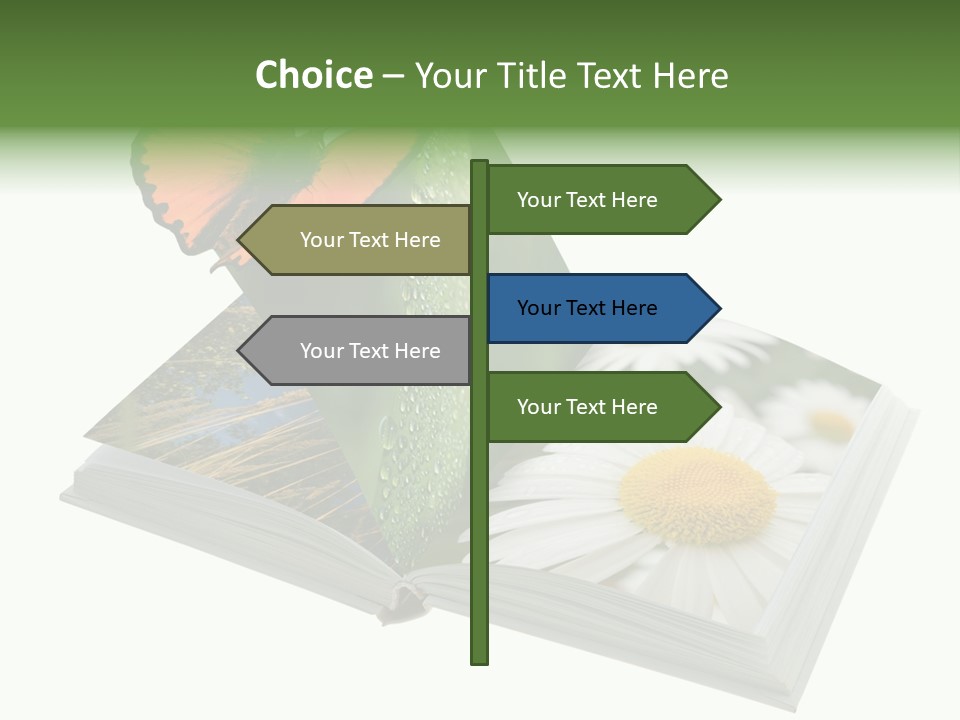 Education Symbol Studying PowerPoint Template