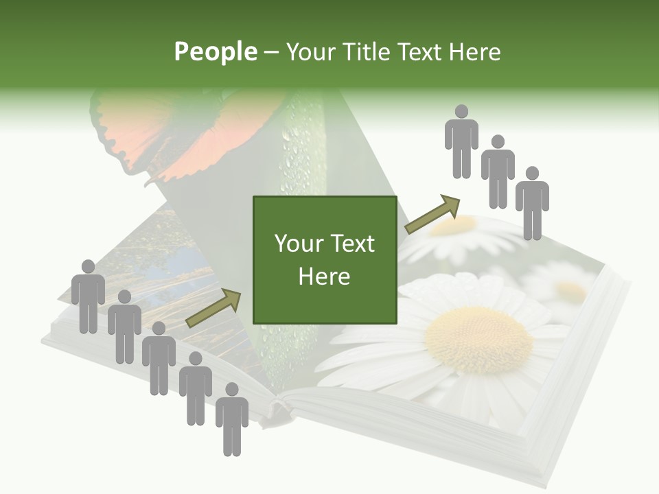 Education Symbol Studying PowerPoint Template