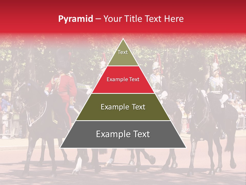 Horse Soldier Crowd PowerPoint Template