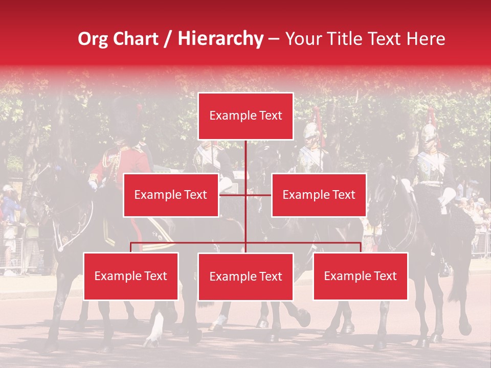 Horse Soldier Crowd PowerPoint Template