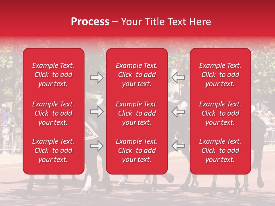 Horse Soldier Crowd PowerPoint Template