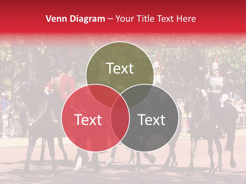 Horse Soldier Crowd PowerPoint Template