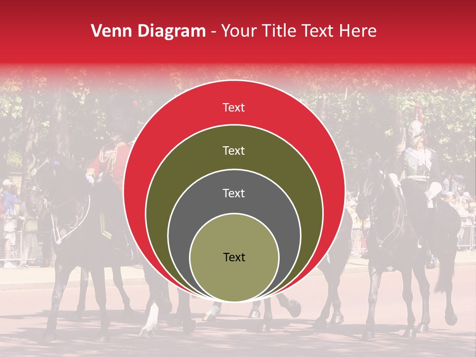 Horse Soldier Crowd PowerPoint Template