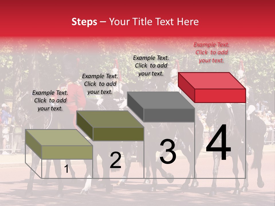 Horse Soldier Crowd PowerPoint Template