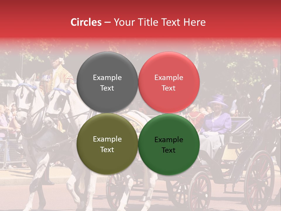 June Trooping The Colour London PowerPoint Template