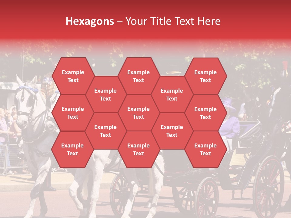 June Trooping The Colour London PowerPoint Template