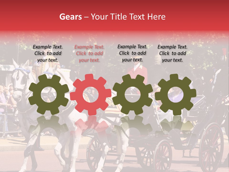 June Trooping The Colour London PowerPoint Template