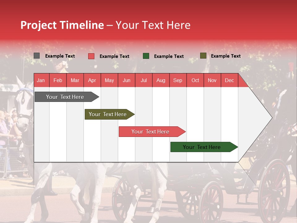 June Trooping The Colour London PowerPoint Template