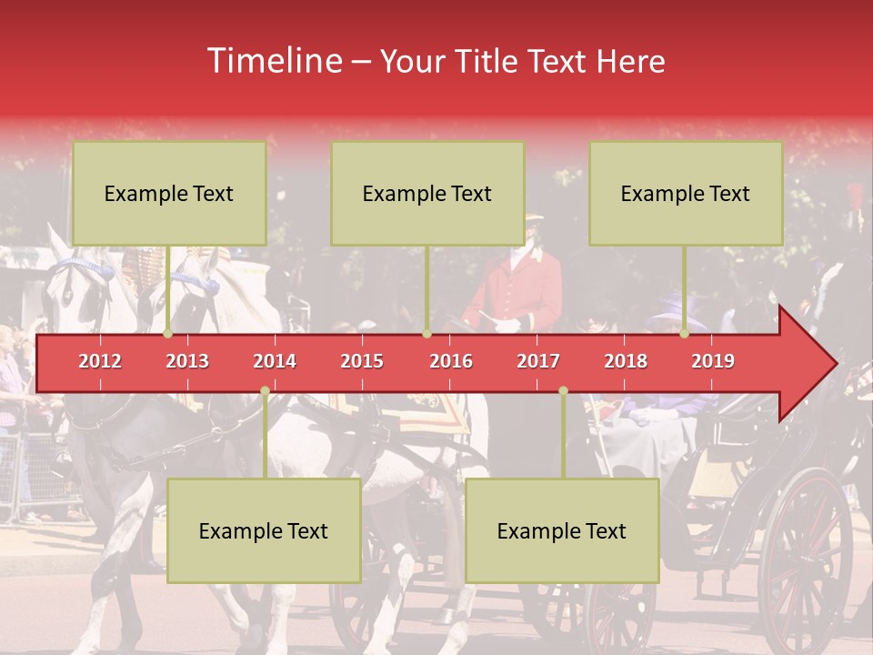 June Trooping The Colour London PowerPoint Template