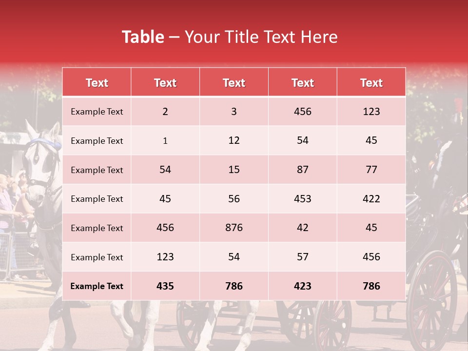 June Trooping The Colour London PowerPoint Template