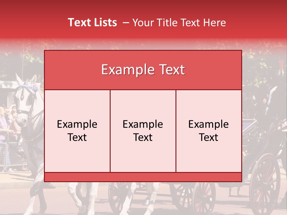 June Trooping The Colour London PowerPoint Template