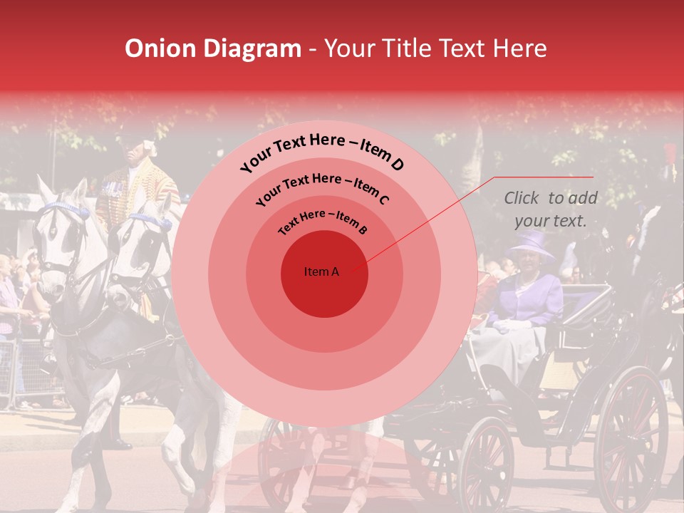 June Trooping The Colour London PowerPoint Template