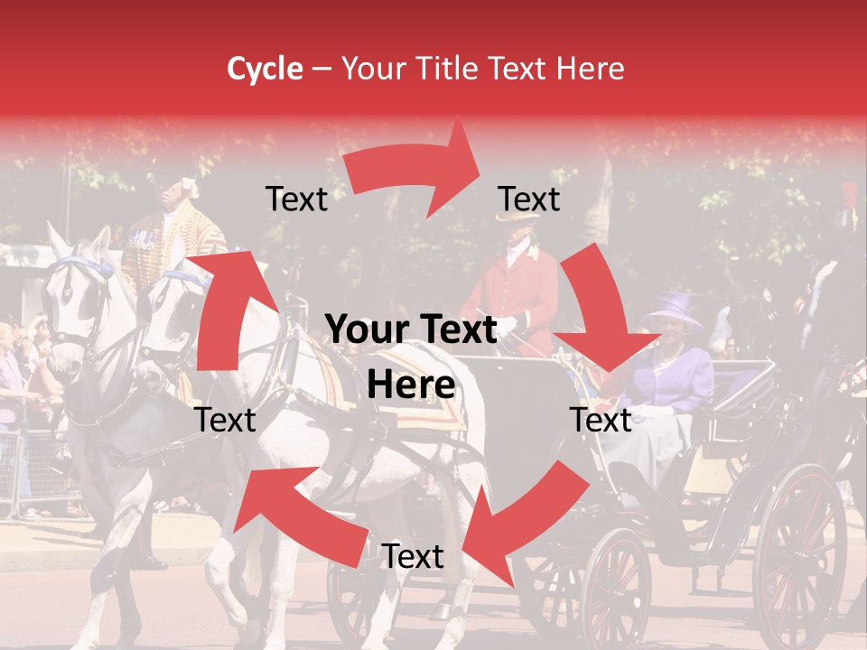 June Trooping The Colour London PowerPoint Template