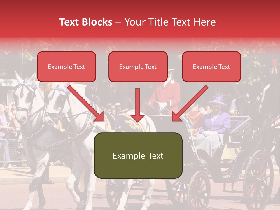 June Trooping The Colour London PowerPoint Template