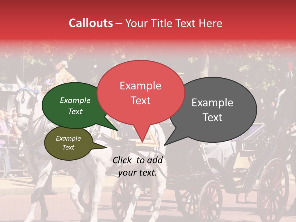 June Trooping The Colour London PowerPoint Template