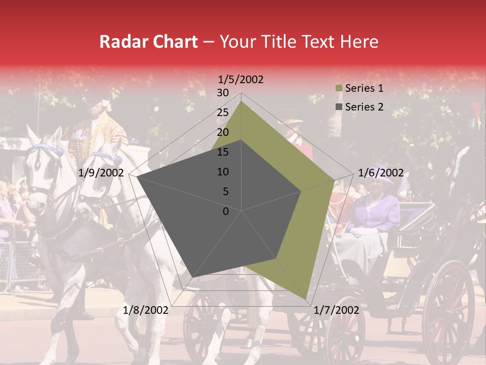 June Trooping The Colour London PowerPoint Template
