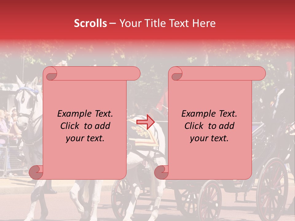 June Trooping The Colour London PowerPoint Template