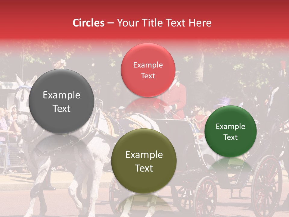 June Trooping The Colour London PowerPoint Template