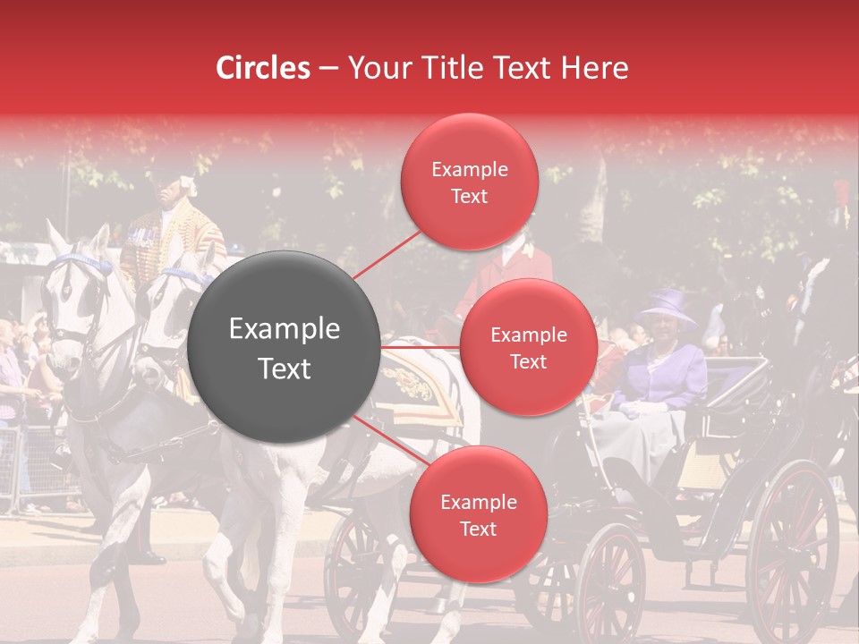 June Trooping The Colour London PowerPoint Template