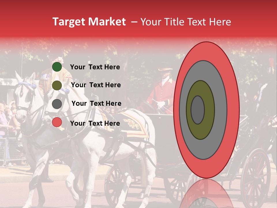 June Trooping The Colour London PowerPoint Template