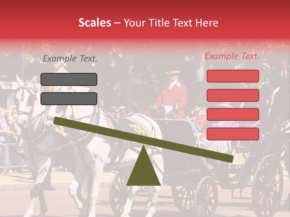 June Trooping The Colour London PowerPoint Template