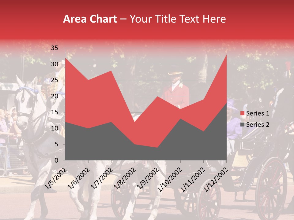 June Trooping The Colour London PowerPoint Template
