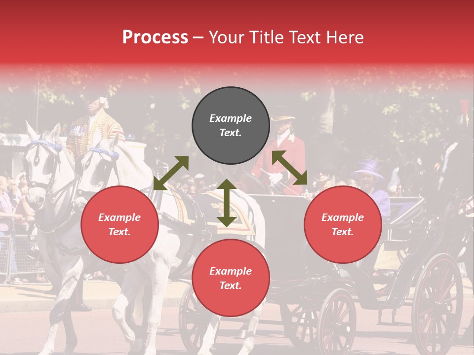 June Trooping The Colour London PowerPoint Template