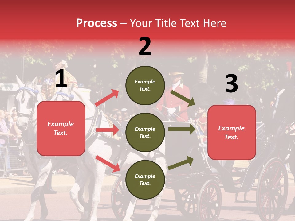 June Trooping The Colour London PowerPoint Template